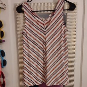 GAP Multicolor Diagonal Stripe Tank Top